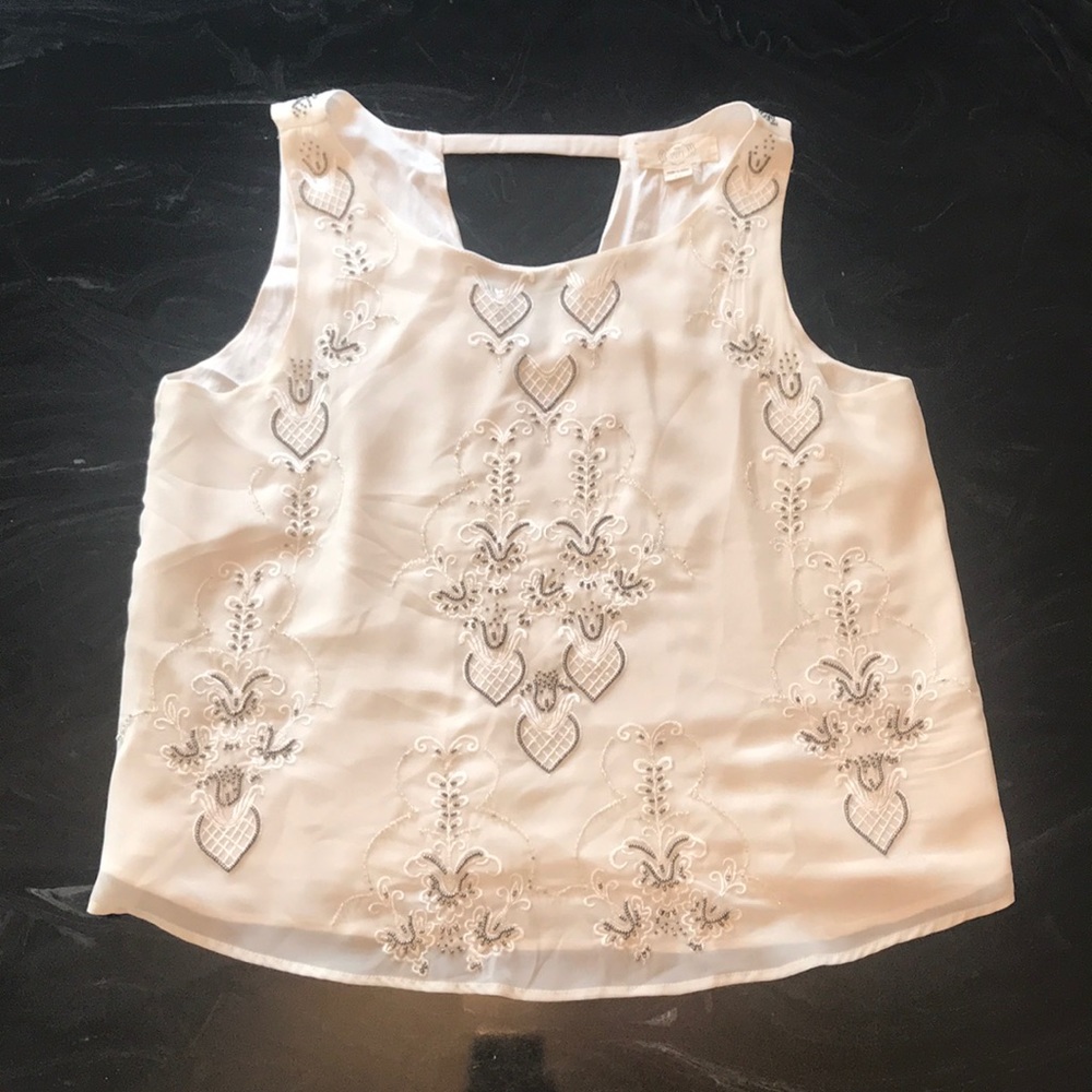 GENTLY USED HAND BEADED TANK